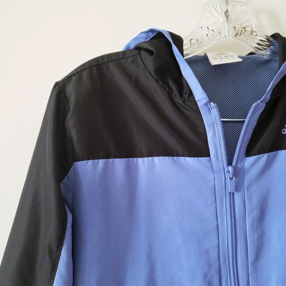 Adidas Black and Blue Zip Jacket Small - Picture 2 of 7